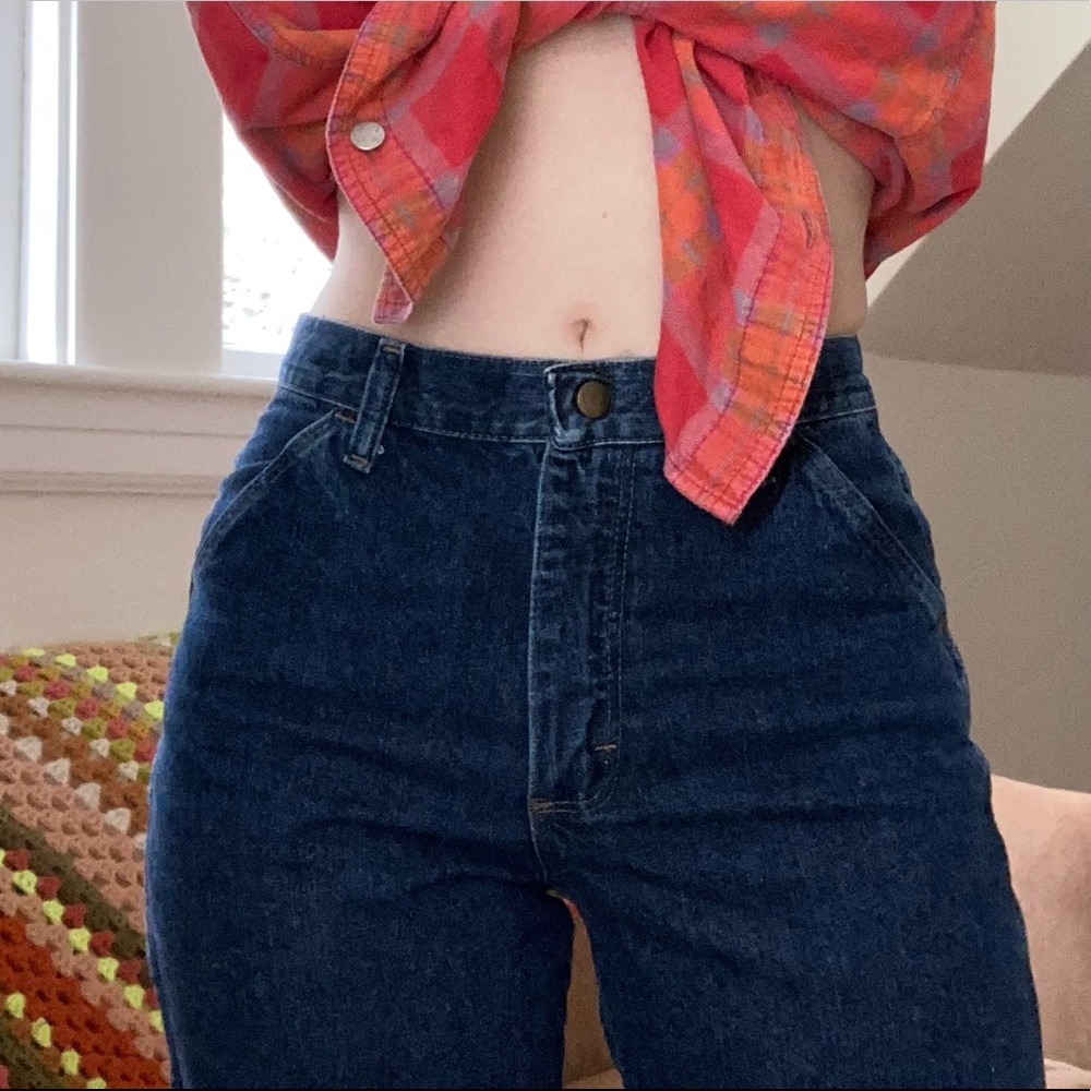 Vintage High waisted Cargo Jeans